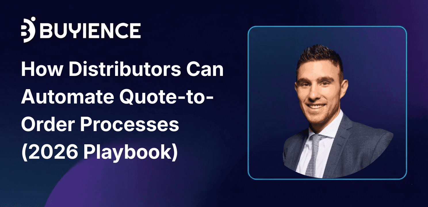 Distributor quote-to-order automation illustration