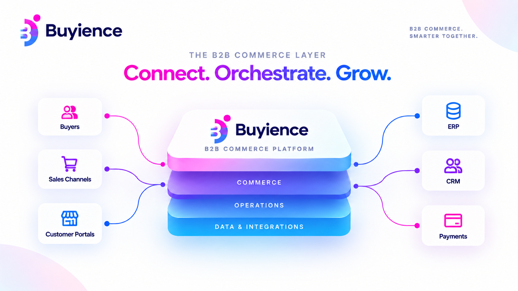 Buyience connecting systems to orchestrate and grow B2B commerce operations from one source of truth